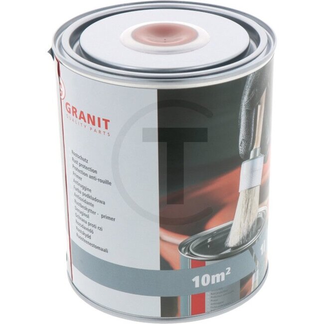 GRANIT Primer roodbruin 1.000 ml Primers op kunstharsbasis - 1 liter blik - 27012423