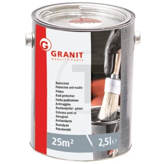 GRANIT Grundierung rotbraun Kunstharz, rostschützend - 2,5 Liter Dose