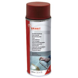 GRANIT Primer roodbruin 400 ml spuitbus Primers op kunstharsbasis - 400 ml spuitbus
