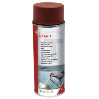 GRANIT Primer roodbruin 600 op kunstharsbasis - 400 ml spuitbus