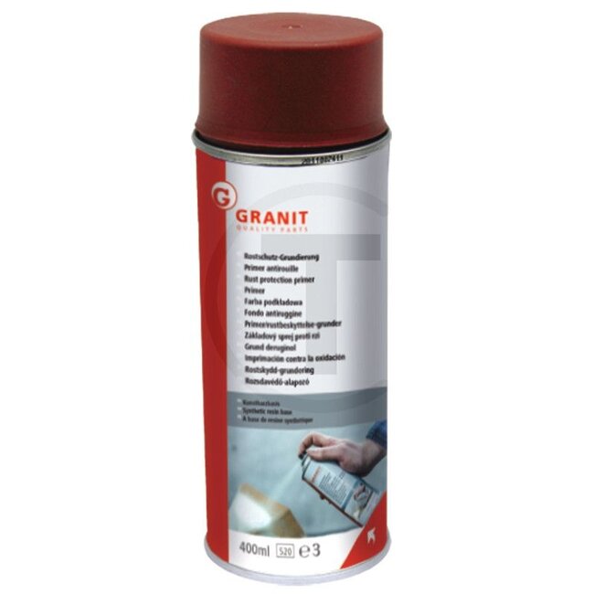 GRANIT Primer roodbruin 400 ml spuitbus Primers op kunstharsbasis - 400 ml spuitbus - 320320059