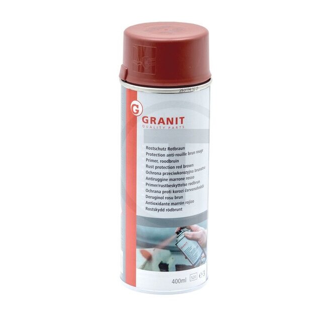 GRANIT Primer roodbruin 600 - 400 ml spuitbus - 27077045