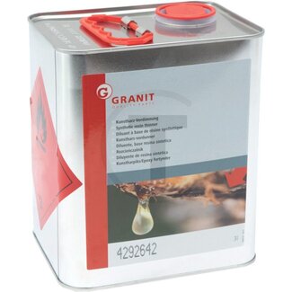 GRANIT Synthetic resin thinner - 3 l tin