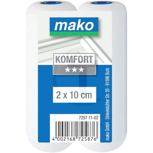 MAKO Reserve rollers 100 mm - 2 stuks