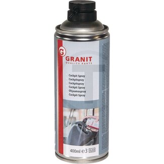 GRANIT Cockpit-spray Silikonfreiausstoßend, Antistatisch - 400 ml