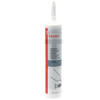 GRANIT Montagekit wit - 310 ml patroon