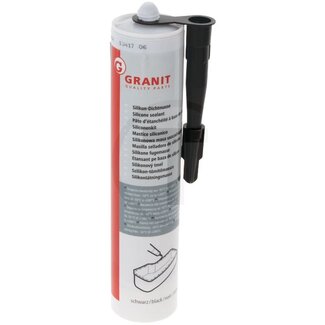 GRANIT Vloeibare pakking siliconenkit zwart - 310 ml