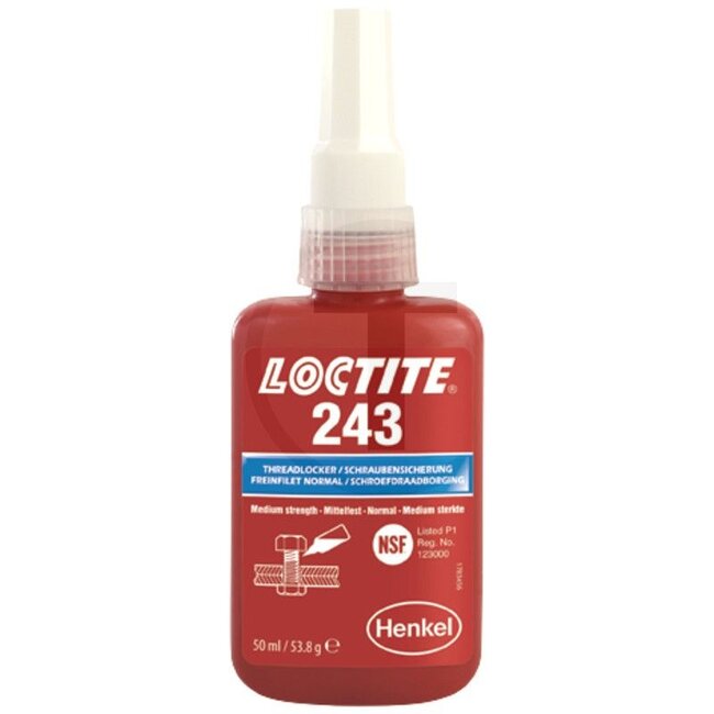 Loctite / Teroson Threadlockers Loctite 243 medium viscosity - 50 ml bottle