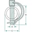 Buisborgpen 6 x 36 mm verzinkt