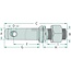 GRANIT Werktuigpen cat. 2 - 28 mm - M27 x 1,5 - 147 mm - 20013010 | Categorie: 2 | A: 28 mm | B: M27 x 1,5 mm | C: 147 mm | D: 12 mm | E: 27 mm | F: 58 mm | G: 82 mm
