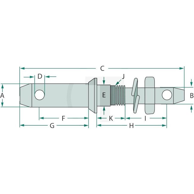 GRANIT Piton pour bras de relevage - 20013015