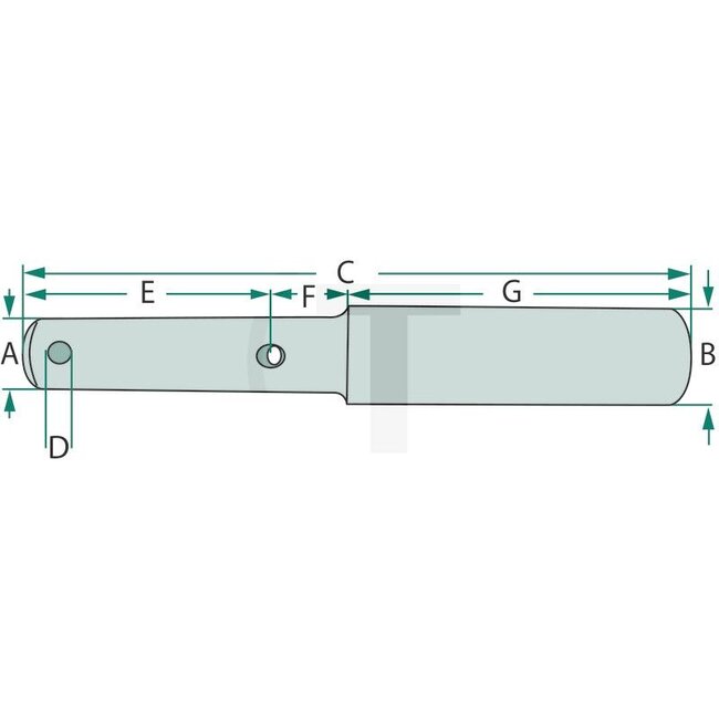 GRANIT Broche pour barre de poussée - 20012935