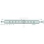 GRANIT Linkage drawbar cat. 1 | 755 x 60 x 30 mm | 9 holes