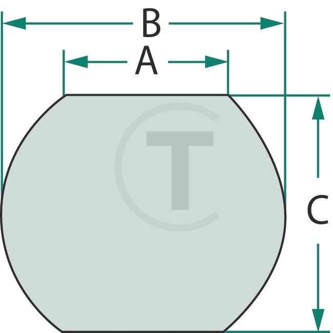 GRANIT Lower link ball Cat. 1-2 | Ø 22 mm | 56 x 35 mm - 11127