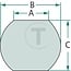 GRANIT Lower link ball Cat. 4 | Ø 51 mm | 85 x 57 mm - 002000002800, 0002000002800