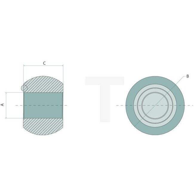 Heavy Duty lower link ball Cat. 3/4 | Ø 37 mm | 85 x 57 mm