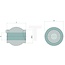 GRANIT Heavy Duty ball Cat. 1-2 | Ø 19 mm | 50 x 51 mm