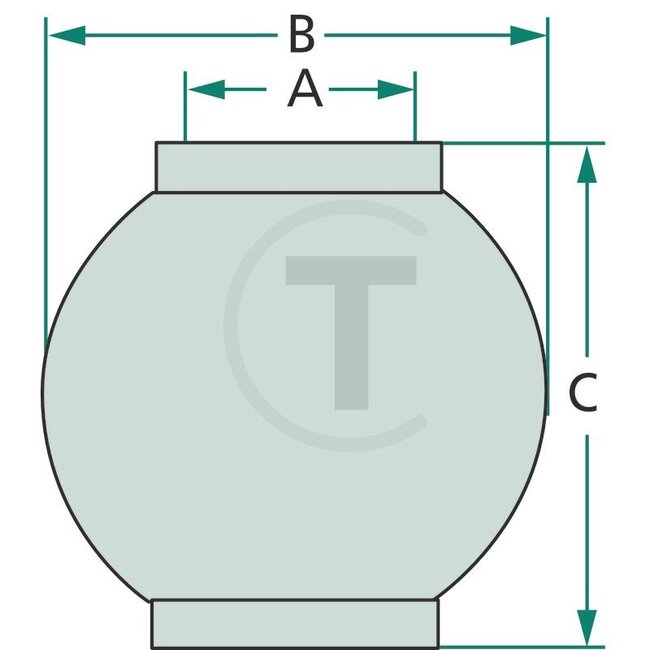 GRANIT Top link ball Cat. 3 | Ø 32 mm | 60 x 51 mm