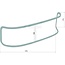 GRANIT Glass for main headlights John Deere 6130-7530 PR | AL181666, 59303