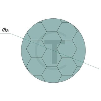 Afdichtband rond profiel Ø 15 mm - 10 meter