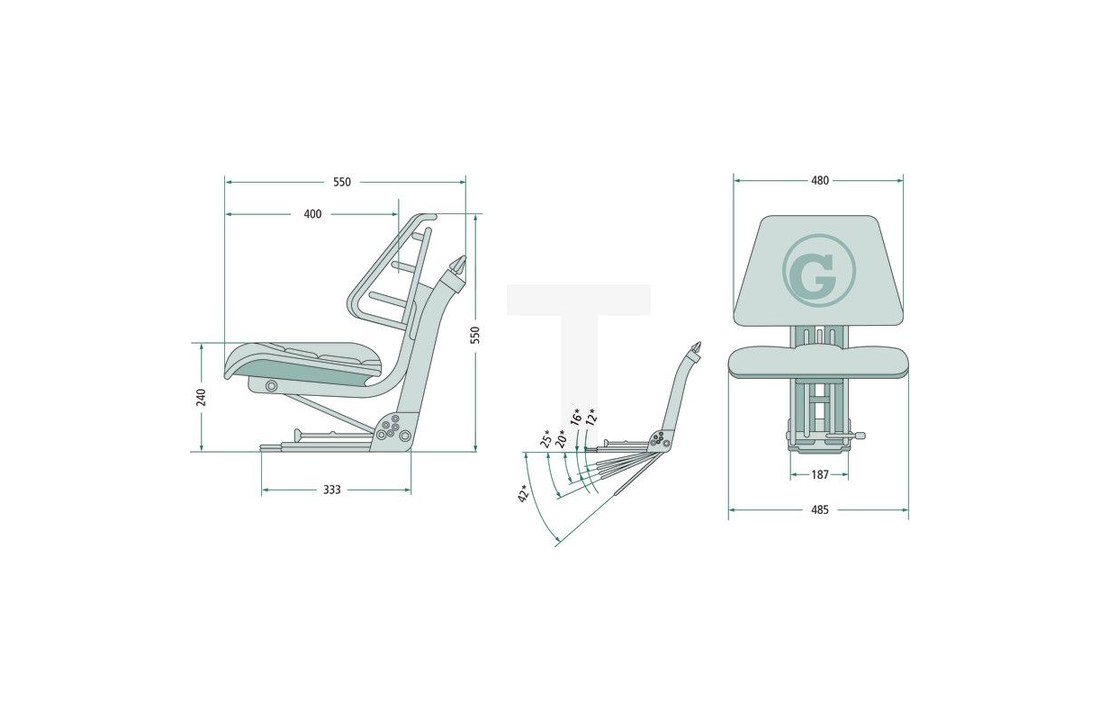 Seat PVC cover imitation leather