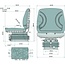 GRANIT Traktorsitz mechanisch gefedert - PVC Kunstleder