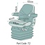 GRANIT Seat cover seat 741