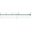 GRANIT Rücklaufleitung 3 Zylinder, 490 mm, Ø 14 mm, Ø 8 mm | 3055378R91