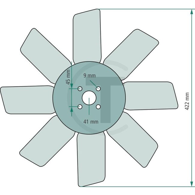 GRANIT Fan Ø 422 mm - AT26373