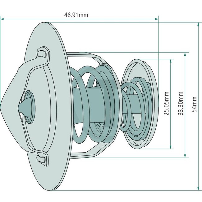 GRANIT Thermostat Ø 54 mm 79°C - 98463637