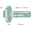 GRANIT Zapfwellenendstück 1 3/8 Zoll, 6 Keilnuten, 153 mm, 30 Zähne | 0071034100000, 926150220031, 716150220400, 926150220030