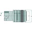 GRANIT KM 3/8 (G3/8") DN12-BG3 - Plug-in coupling sleeve female thread - KM3/8IR3