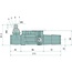 BLB Mono valve BM 40/1 GU-MO-A1-T, 35 l/min, 1x double-acting | 91411019