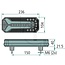 GRANIT LED rear light 236 x 104 x 71 mm, statisch indicator function | 1123DDL/P