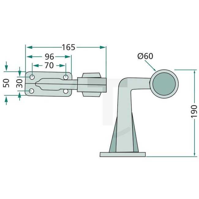 GRANIT Achter- en breedtelicht links en rechts - 7070010336, 610067