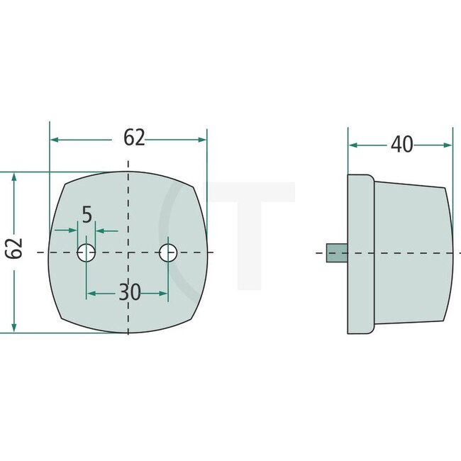 HELLA Feu de position - 4552PG 003057011, 2PG003057011