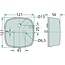 HELLA Achterlicht links / rechts 121 x 121 x 56 mm, 12 / 24 V - 2 stuks | 20190