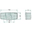 HELLA Achterlicht rechts 158 x 64 x 51 mm, 12 V Fendt, John Deere, Kubota | X830180048000, X830180151000, X825282179000, X830180046000, X830180132000, AL32070, AL64946, 2SD003184041