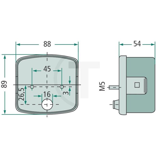 HELLA Rückleuchte links Deutz-Fahr, IHC, Fendt, John Deere, Steyr - 3223263R91, 1205851H1, 1532398C1, G246900020020, X830180038000, AL67208, L31780, Z34574, L63508, AT43600, AZ23565, 1-34-176-046, 1289760043, 2SD002776231