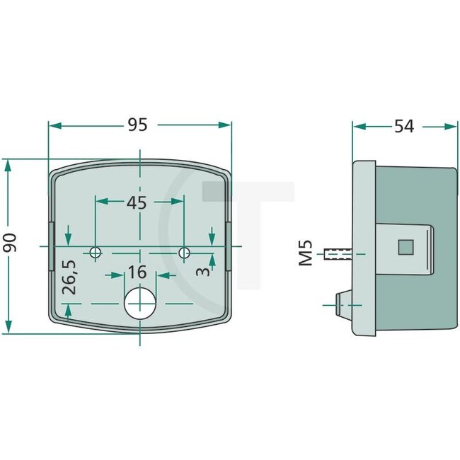 HELLA Rückleuchte rechts Deutz-Fahr, IHC, Fendt, John Deere, Steyr - 04403158, 2SD002776241