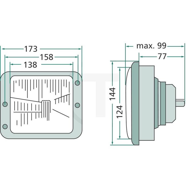 HELLA Scheinwerfer links / rechts 12 / 24 V, H4, Glas 138 x 124 mm, Einbau | 2064551AA 004109021, 3404170R94, 3140022R91, X830160010000, X830130086000, 1-34-172-040, 1AA004109021