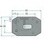 ASPÖCK Rear light Flexipunt I red, 44 x 65 x 28 mm, 12 V | 402595001