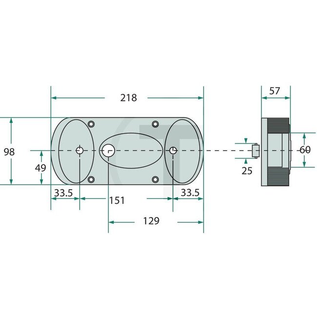 ASPÖCK Achterlicht "MIDIPOINT II" links/rechts met 5-polige bajonetaansluiting, mistachterlicht, kentekenplaatverlichting - 504243000007, 403465001