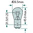 GRANIT Ball lamp P21/5W 12V / 21/5W - 10 pcs - Voltage: 12 V, Power: 21 / 5 watts, Socket: BAY15d - 11916GRNCP