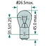 GRANIT Spherical bulb P21/5W 12 V, 21 / 5 W, base BAY15d - 10 pieces | 11916GRNCP