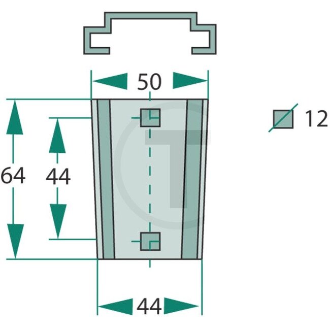 GRANIT Stütze - 4055/S, 50.931.00, 170392