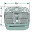 GRANIT Lighting set - Dimensions W x H x D: 104 x 97 x 50 mm - FP.11.976, 43815
