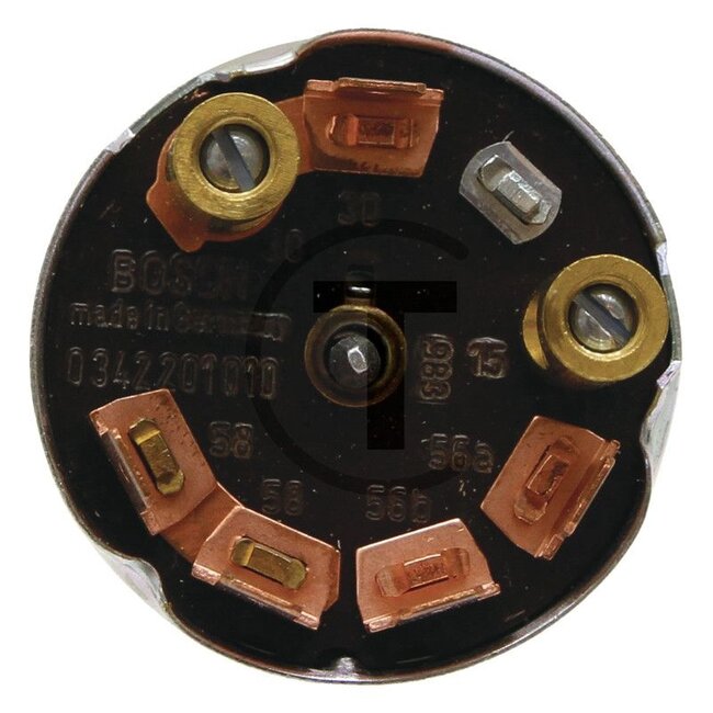 BOSCH Zündlichtschalter mit Schlüssel 12 V, M26 x 1, Ø 26,5 mm