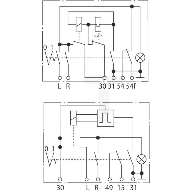 BOSCH Warnblinkschalter 12 V, Zugschalter IHC, Fendt | 3136609R92, F026T00016