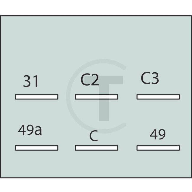 GRANIT Flasher/electronic 12 V, 6 connections - 01172973, 160263